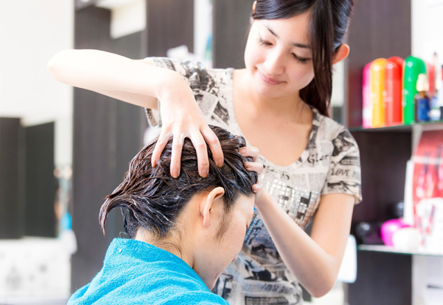 美容館 ジュネス「頭浸浴」ポイント